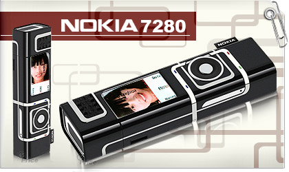 靚女最愛造型口紅機　Nokia 7280 經典亮相