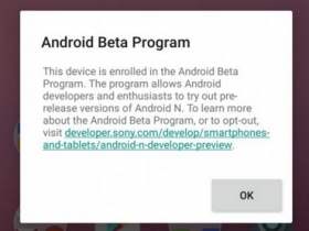 Sony 搶先試 Android N 預覽版本