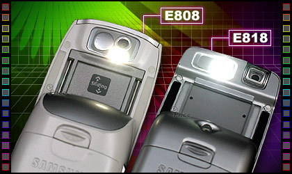Samsung E808 v.s E818 滑出順暢手感！