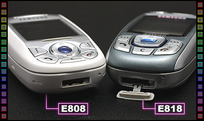 Samsung E808 v.s E818 滑出順暢手感！