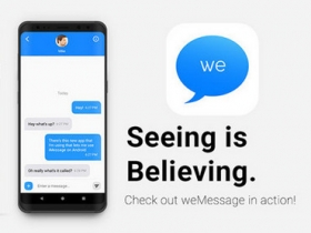 weMessage 讓 Android 手機也能用 iMessage，不過你要先有一台 Mac