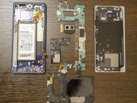 三星 Galaxy Note 9 快速拆解，換上大容量電池的秘密在於採用更小零件
