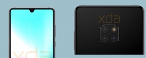 水滴造型螢幕 + 方格狀鏡頭模組,華為 Mate 20 Pro 設計概念圖曝光
