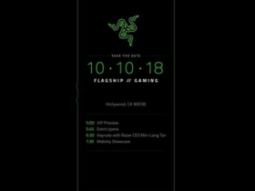 第二款 Razer Phone 確定將在 10/10 揭曉，預期採用更高畫面更新率螢幕設計