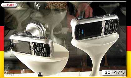 2005 漢諾威 CeBIT 展／ 三星七百萬畫素手機