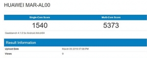 華為 Nova 4e 中階自拍新機 Geekbench 跑分流出