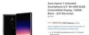 預購價 999 美元！？Sony Xperia 1 美國 Amazon 意外上架