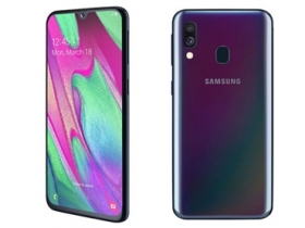 Infinity U 造型水滴螢幕 + 雙主鏡頭，三星 Galaxy A40 提前曝光