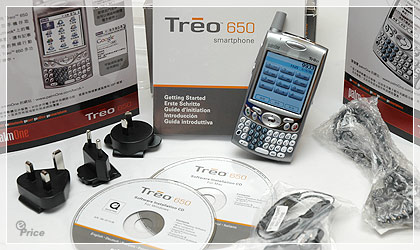 智慧手機 palmOne Treo 650　主推專業人士