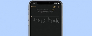iOS 13 的 Notes 軟體會審查言論？手寫不雅文字會被系統「河蟹」