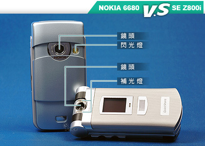 3G 雙雄對決！NOKIA 6680 V.S SE Z800i