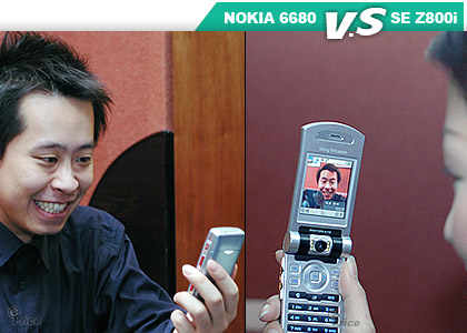 3G 雙雄對決！NOKIA 6680 V.S SE Z800i