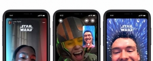 星戰迷注意!FB Messenger 加入酷炫星戰 AR 特效
