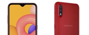 低階入門定位,三星發表 Galaxy A01 雙鏡頭新手機