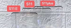 S11+、S11、S11e 三款手機螢幕尺寸零件流出