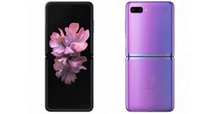 螢幕攤開後以 22:9 比例呈現,三星 Galaxy Z Flip 官方宣傳圖像曝光