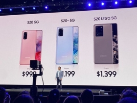 三星 5G 新旗艦 Galaxy S20 Ultra，起始價格四萬二千元