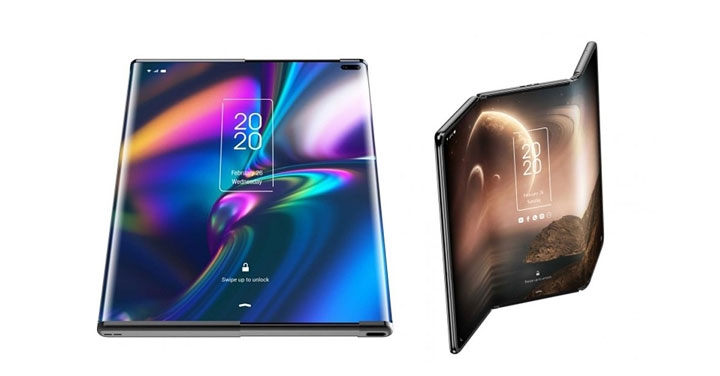 6.55 吋瞬間放大變 10 吋！TCL 展示 Z 字凹折手機螢幕