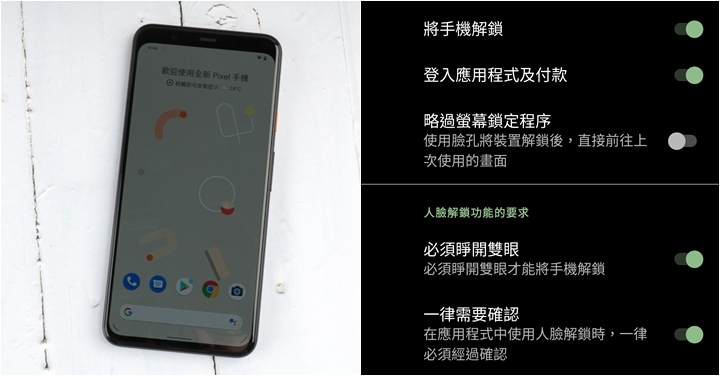 臉部辨識安全性提升，Google Pixel 4 系列終於新增睜眼解鎖選項