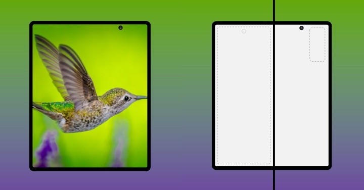 疑似三星 Galaxy Fold 2 內螢幕產品圖片曝光