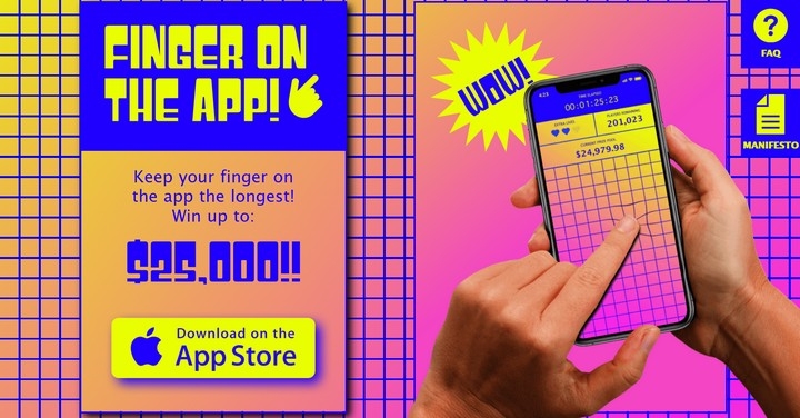 手指不離螢幕你辦得到嗎？挑戰冠軍可贏 2.5 萬美元