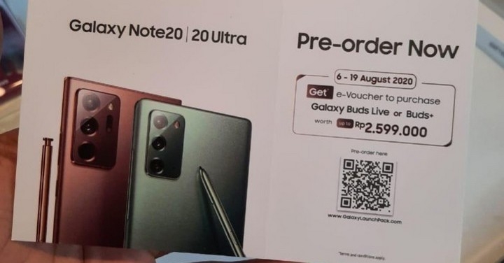三星 Note 20 Ultra 傳最快 8/6 接受預訂　送 Galaxy Buds Live 耳機？
