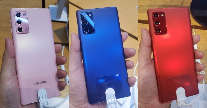 韓國電信商特別版曝光！三星 Note 20 還有紅藍粉紅色系