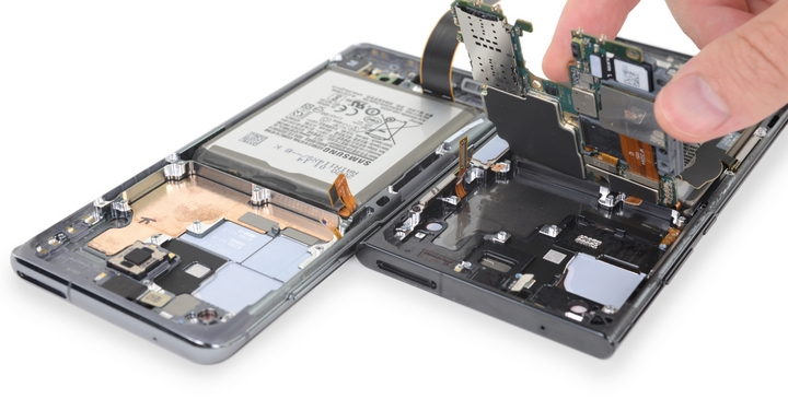Note 20 拆解發現不同散熱系統,iFixit 闡述可能原因