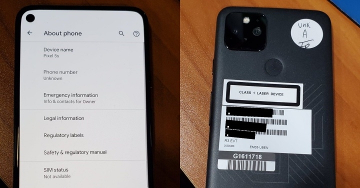 Google 神秘 Pixel 5s 手機諜照現身網路