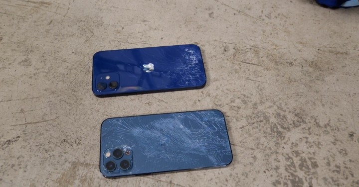 超瓷晶盾面板防護力強　iPhone 12 測試 3 米正面摔機不碎  