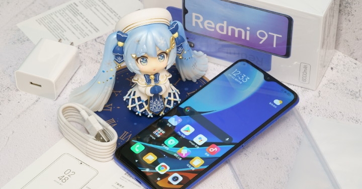 六千有找就包山包海的四鏡頭防潑水 小米 Redmi 9T (6GB/128GB) 開箱評測分享