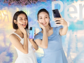 打造信義區城市花庭！OPPO Reno5 Z 品牌快閃店夢幻登場