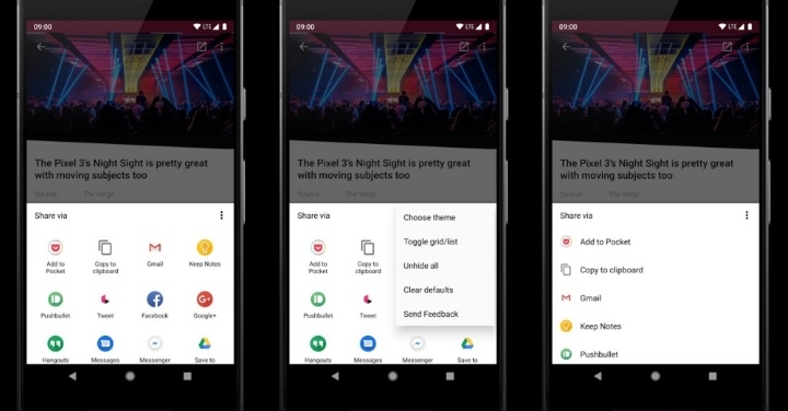 Google 計畫從 Android 12 以後限制第三方 App 取代系統原生分享選單介面