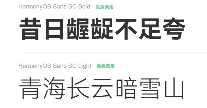 華為推出自家字體　免費 HarmonyOS Sans 可商業應用 