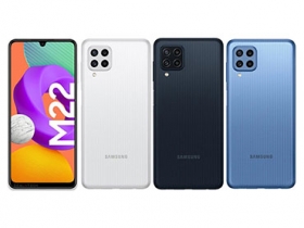三星 Galaxy M22 彩現圖曝光，中階 4G 手機再一發