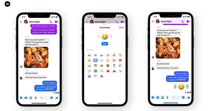 Facebook Messenger 推出新功能 Soundmojis，要讓你聽到 emoji