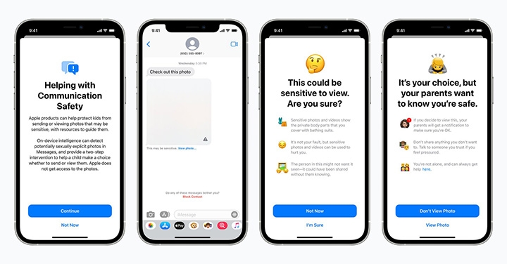 再次澄清不影響隱私，蘋果透露將向第三方App開放兒童安全防護相關技術