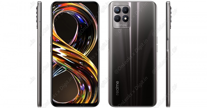 realme 8i 彩現圖規格同步流出，首發聯發科 G96 處理器