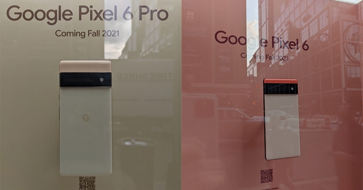 Google 在紐約實體店展出 Pixel 6，爆料指出 Pro 版將採用 LTPO 面板