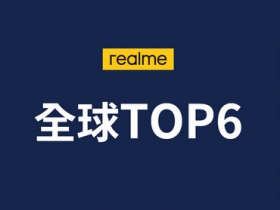 realme 首次躍升全球 TOP 6 智慧手機品牌，成立三年展現爆發性越級實力