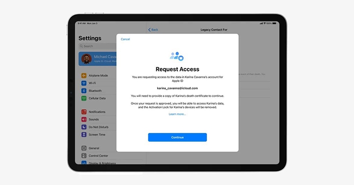 蘋果將開放新功能,讓你設定 iCloud 數位遺產繼承人
