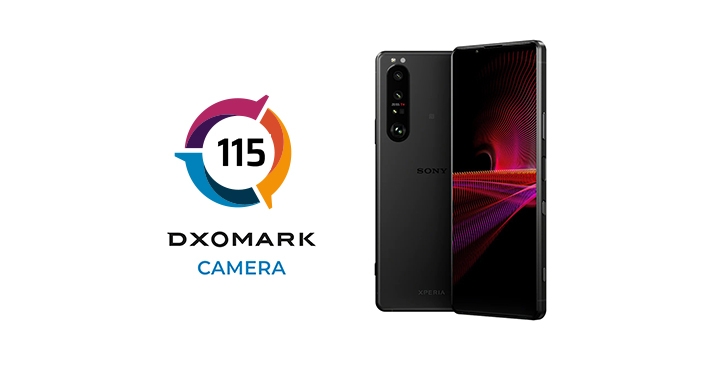 SONY Xperia 1 III 的 DxOMark 成績，總分 115 再比前代小進步