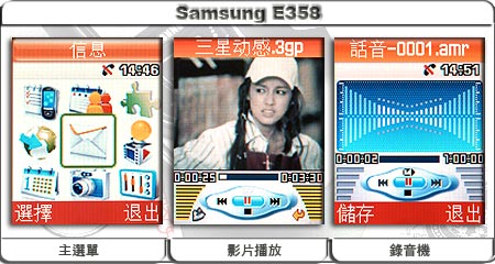 新貨入荷！　Samsung E358 輕巧靈動滑蓋機