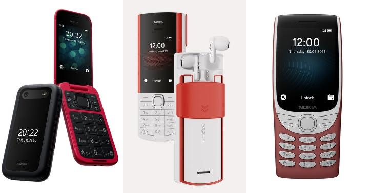 Nokia 推出 8210 4G、5710 XpressAudio、2660 Flip 三款復刻功能手機