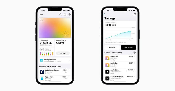蘋果再次攜手高盛銀行，推出高存款利率的 Apple Card 儲蓄帳戶服務