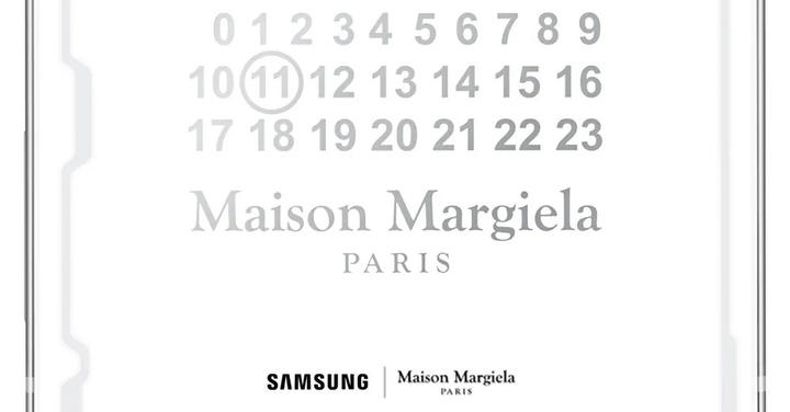 三星宣布將與奢華時尚品牌 Maison Margiela 合作，預計推出聯名款螢幕可凹折手機