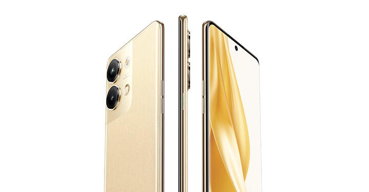 OPPO Reno 9 series exposed clear color rendering, full series of curved screen- New mobile phone brand