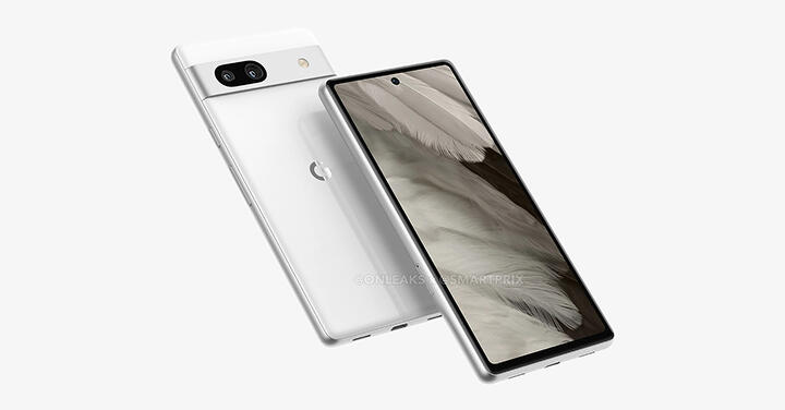 Google Pixel 7a 彩現圖曝光，設計語言與自家旗艦相同