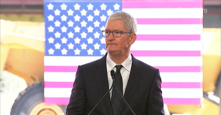 Tim Cook 正式宣佈未來蘋果產品晶片將出自台積電亞利桑那州廠