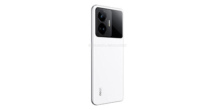 realme GT Neo 5 彩現圖有雙圓的相機模組與黑白熊貓配色